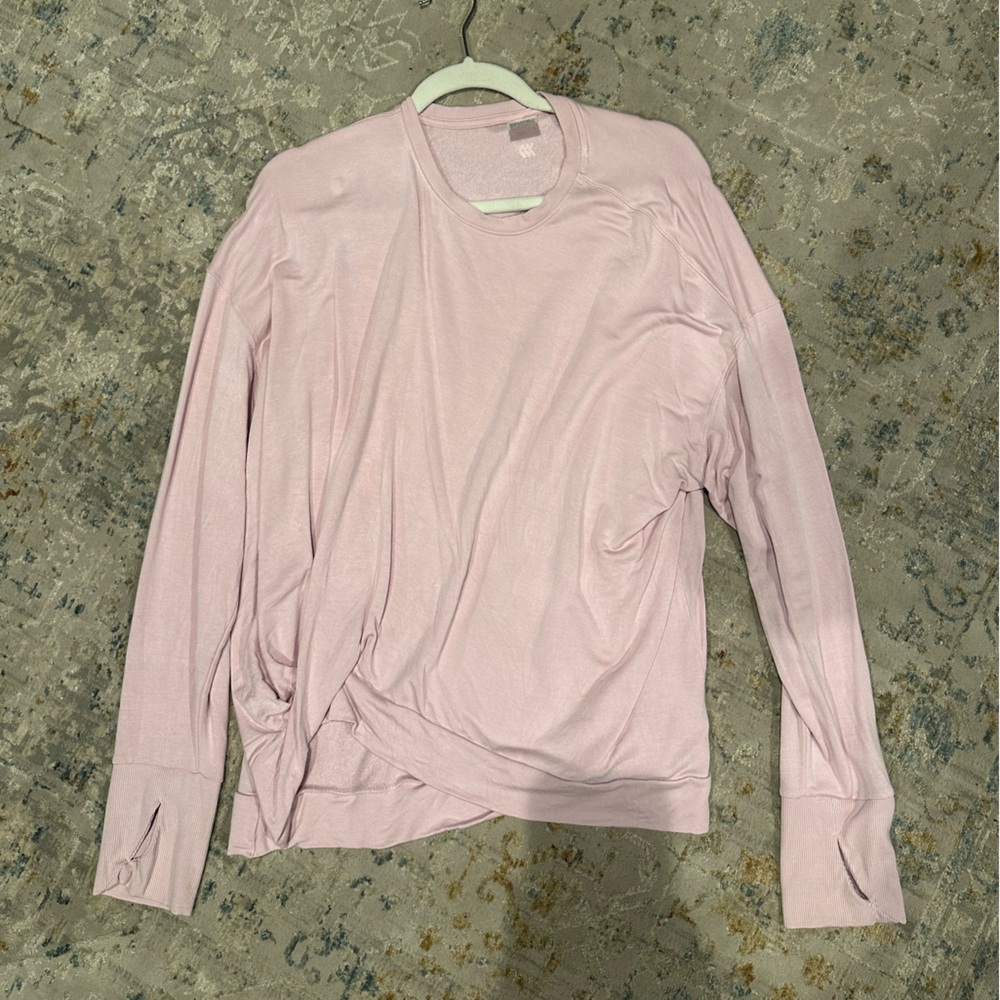All In Motion Pink Long Sleeve Top